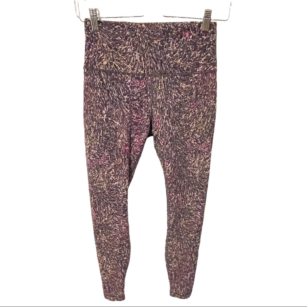 Lululemon Size 8‎ Wunder Train High Rise Tight Topography Multi Color Legging - Picture 2 of 5